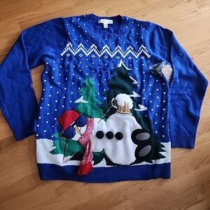 Snowman Christmas XL sweater